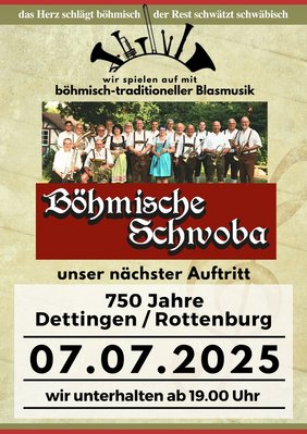 750 Jahre Dettingen / Rottenburg